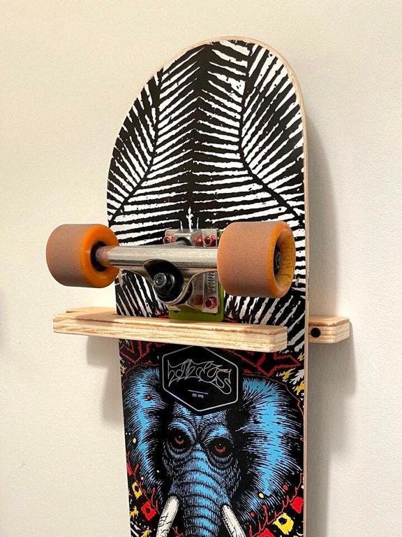 BiJun Support Skateboard, Support Mural Skateboard, Support Mural pour  Planche à roulettes, Support de Rangement Horizontal