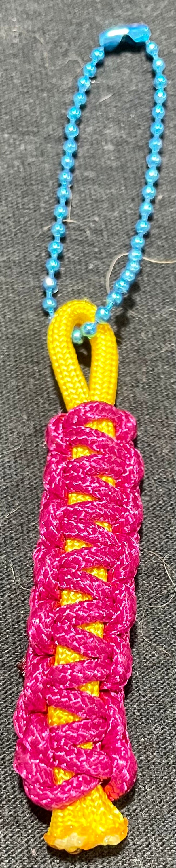 Portachiavi Cobra Paracord, regalo per lui o per lei, tirazip tattico, opzioni di colore e dimensione personalizzate - Italia