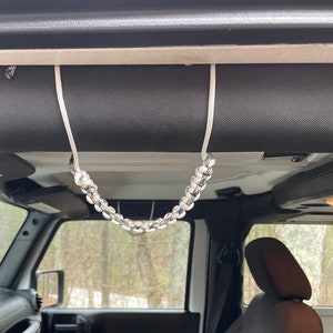Paracord Grab Handle per jeep Wranglers, resistente, colorato, fatto a mano, impermeabile, sopravvivenza, accessori, personalizzabile