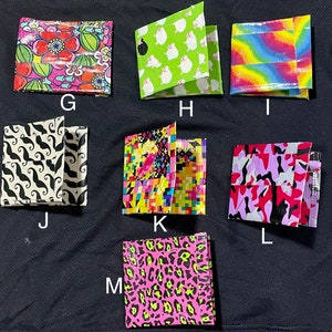 Duct tape portefeuilles/kleurrijk/schattig/leuk/kaarthouder/duurzaam/kinderen