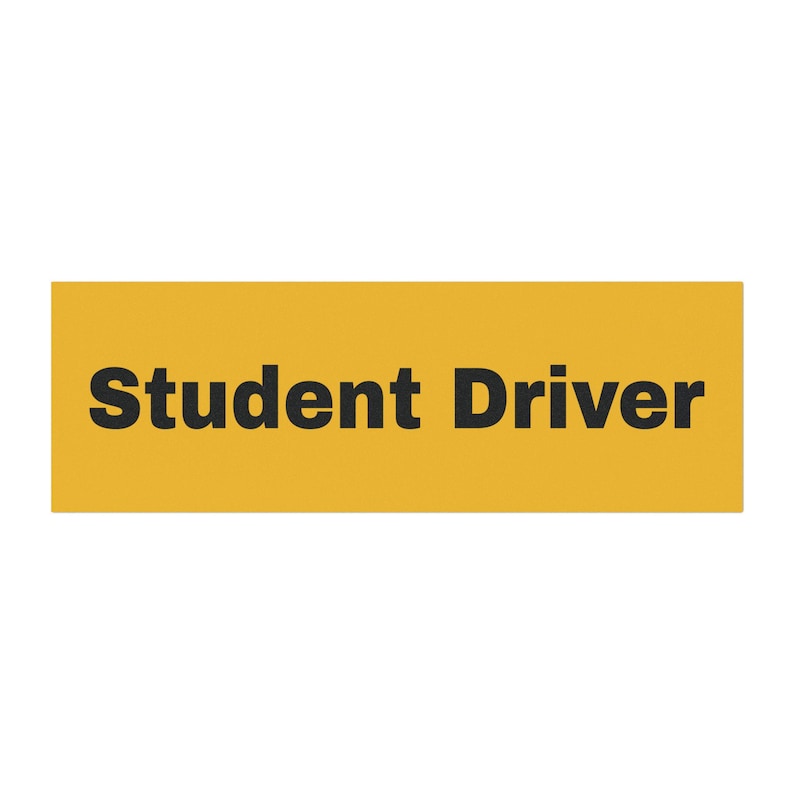 Student Driver Car Magnet - Etsy
