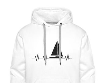 Heartbeat Sailing I Unisex Heavy Blend Hooded Sweatshirt I Sailing shirt
