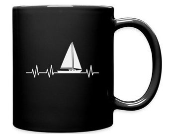 Heartbeat Sailing T-Shirt - Digital Sailing Pics SVG/PNG - Cut File and quote vector digital sublimation, wallart, t-shirts, mug, png, svg.