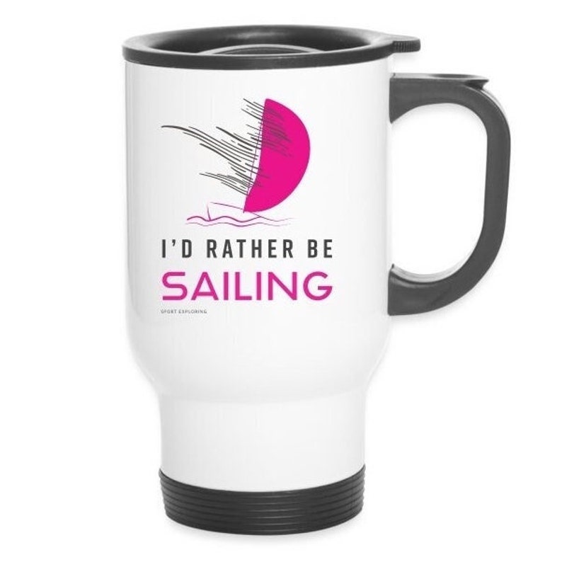 Id rather be sailing Digital Pics SVG/PNG Sailing t-shirts, Cut File and quote vector digital sublimation, wallart, t-shirts, mug, png. image 1