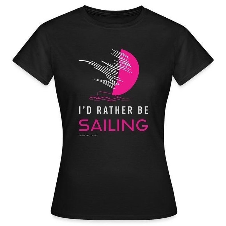 Id rather be sailing Digital Pics SVG/PNG Sailing t-shirts, Cut File and quote vector digital sublimation, wallart, t-shirts, mug, png. image 3