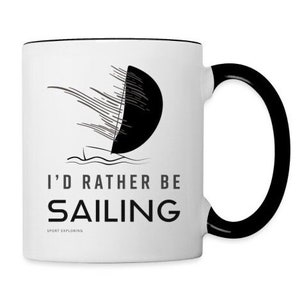 Id rather be sailing Digital Sailing Pics SVG/PNG Cut File and quote vector digital sublimation, wallart, t-shirts, mug, png, svg, grey image 4
