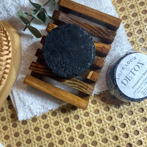 Activated Charcoal +  Tea Tree Shampoo Bar | Hair Detox| Scalp Care| Dandruff Relief |Hair Cleanser