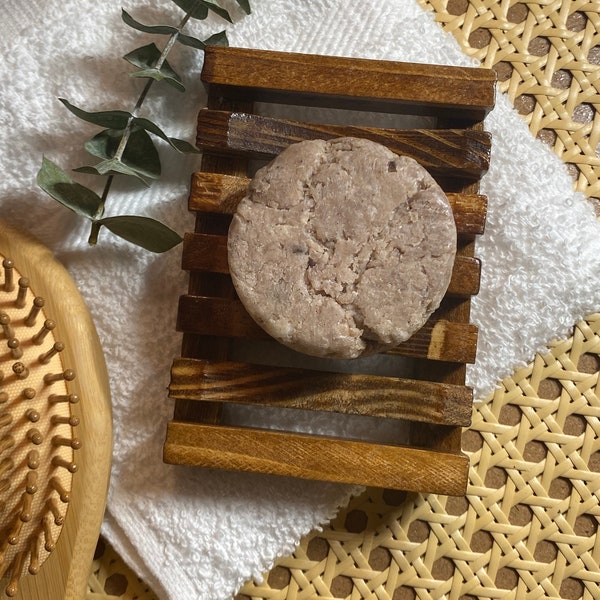 Hibiscus + Rose Shampoo Bar, Vegan, Zero waste, Cruelty Free, Gentle & Moisturizing, Eco-Friendly, Nourishing, Natural, Homemade, Gift