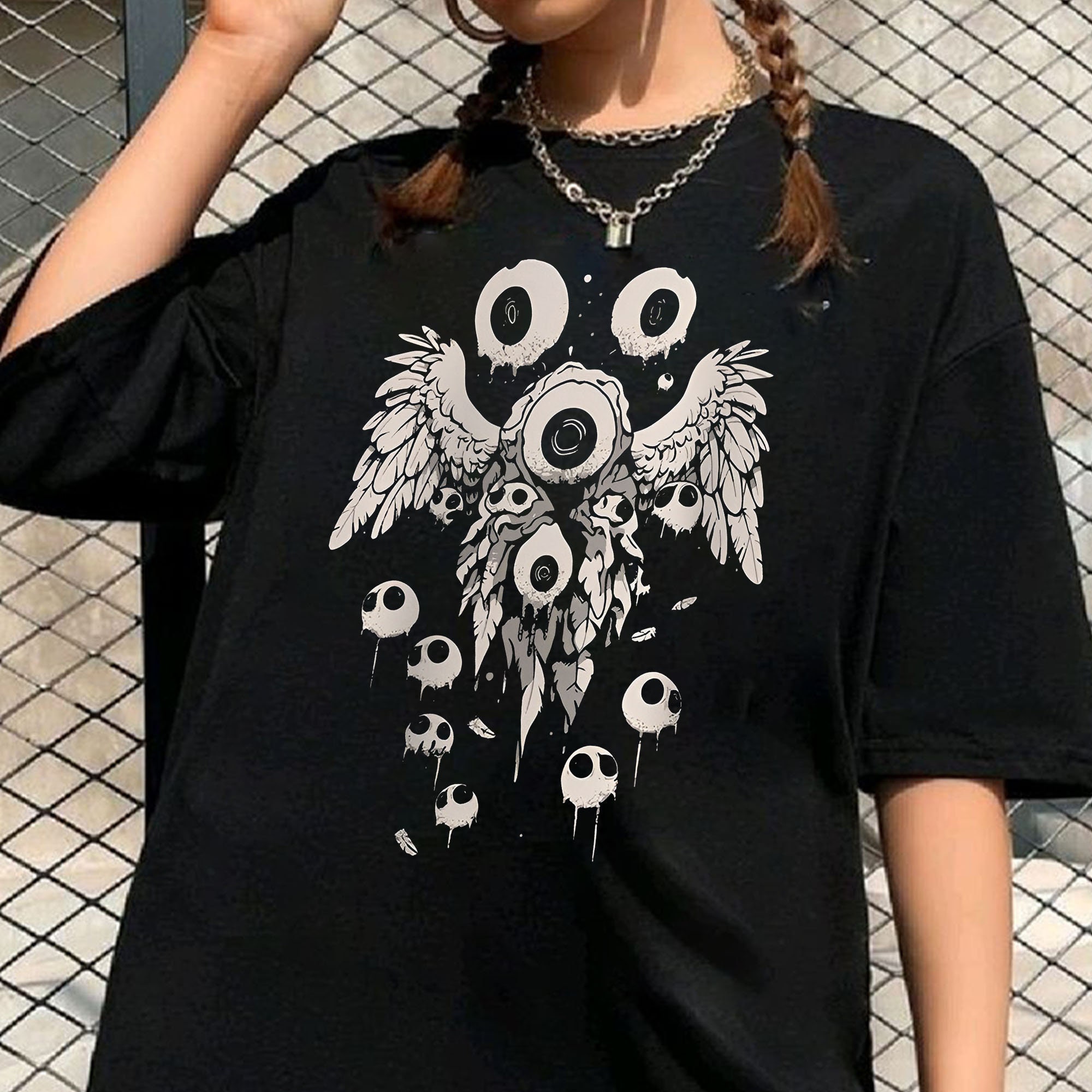  Weirdcore Sunflower Eye Dreamcore Aesthetic Long Sleeve T-Shirt  : Clothing, Shoes & Jewelry