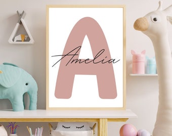 Stampe personalizzate di iniziali e nomi