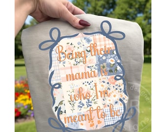 Being His Her Their Mama PNG Bundle | Motherhood Graphic (Digital Download)