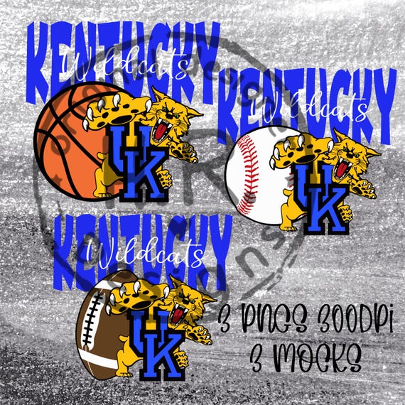 Kentucky Wildcats PNG | UK Basketball, Baseball, Football (Digital Download)