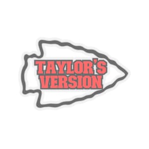 Taylor&#39;s Version Sticker Taylor - Swift - Swiftie - Super - Bowl - Tay & Trav 2&quot; x 2&quot;