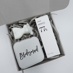 Geschenkdoos bruidsmeisjesvoorstel | Gepersonaliseerde cadeaus voor bruidsmeisjes | Esthetische aandenkendoos voor huwelijksfeest | Ideeën voor huwelijksfeesten op maat