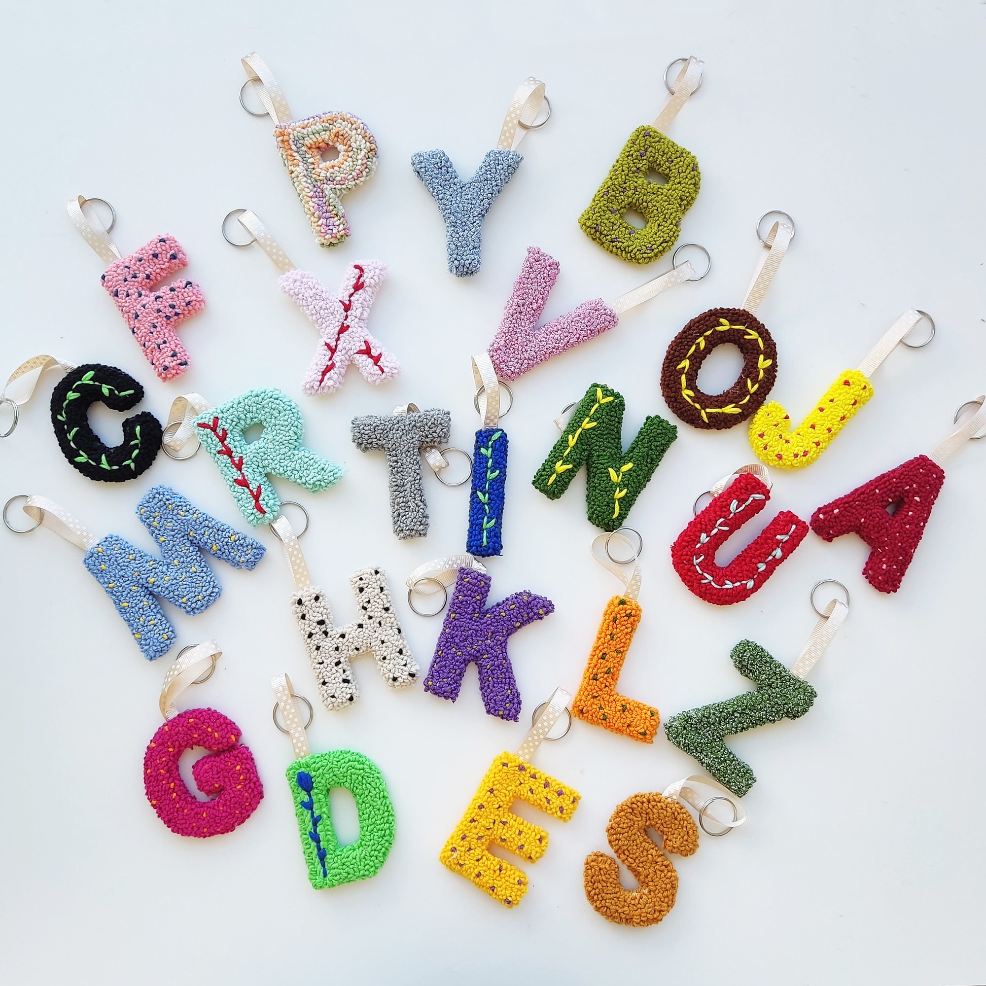 Featherweight Sewing Machine DIY Alphabet Letter Keychain Kit: Custom ...