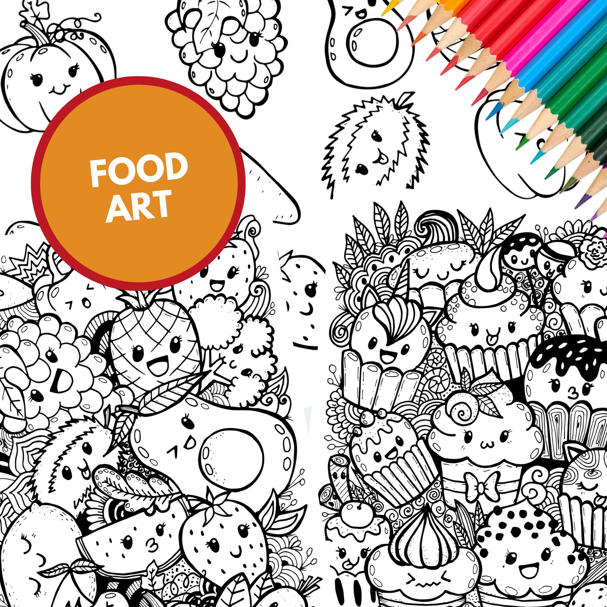 Kids Coloring Pages Printable | 50 Coloring Pages | Printable Page
