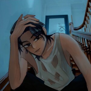 commision art - dibujo custom anime portrait, cartoon anime portrait, illustration