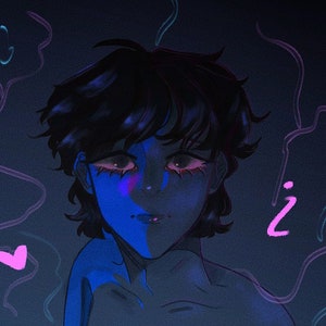 Commision Art - Drawing Custom Anime Portrait, Cartoon Anime Portrait, Illustration
