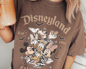 Disneyland 1955 png, Mickey-skelet png, Mickey en zijn vrienden Halloween, Halloween-skelet digitaal voor shirt, trick or treat