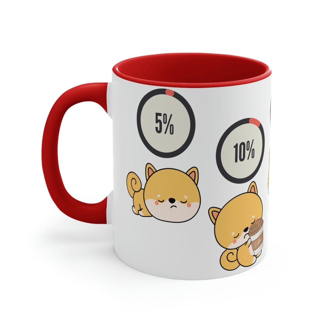 Shiba Inu Coffee Meter Mug Cute Dog Mug, Shiba Inu Gifts, Gift for