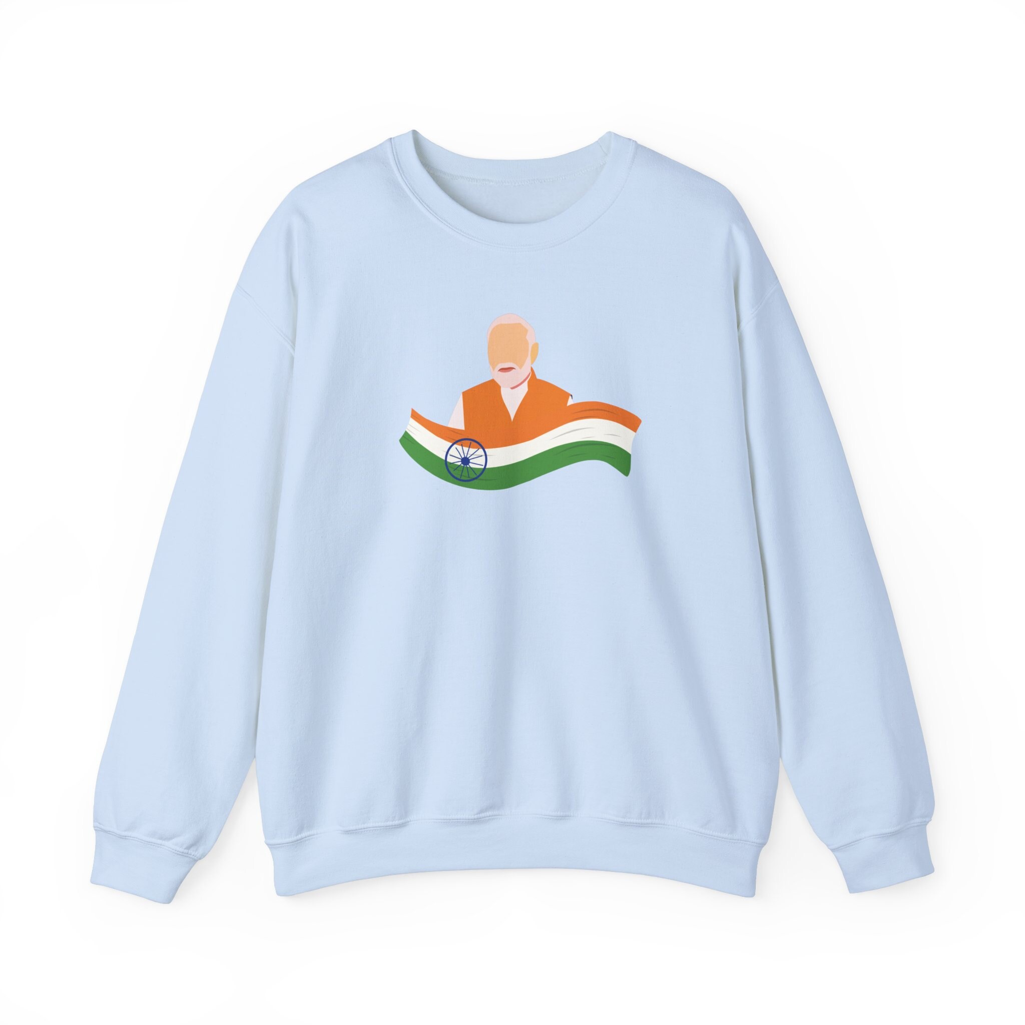 Indian Flag Sweatshirt Patriotic Desi Crewneck, Indian Souvenir Gift ...