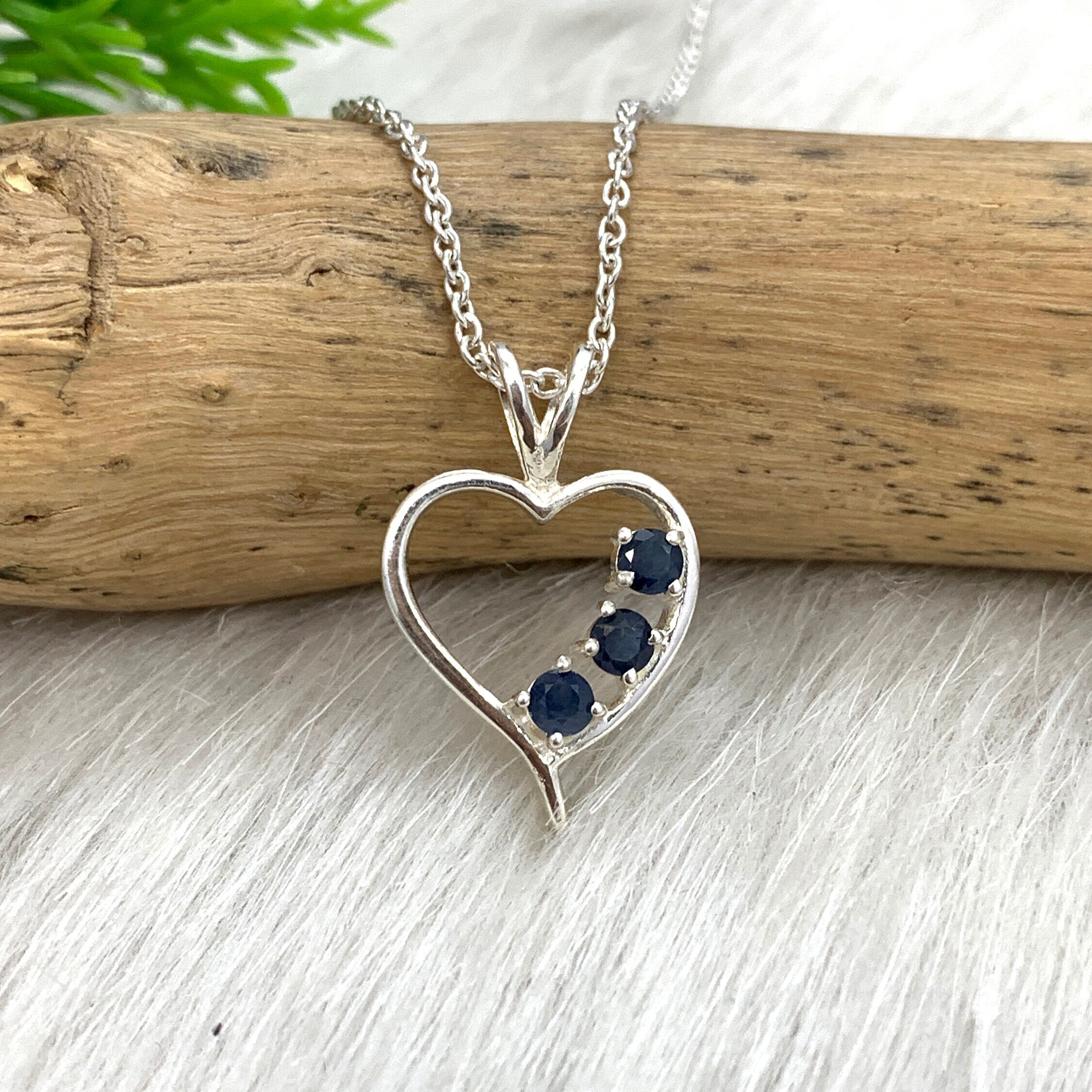 Ciondolo a forma di cuore traforato in argento 925, in argento, Italia
