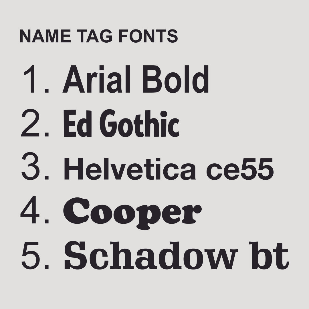 Custom printed name tags personalized printed employee office name