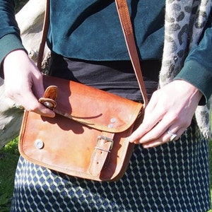 Handmade Pure Leather Shoulder Bag Daily Use // 100 % pure leather attractive bag for women use // Grocery Bag for Women