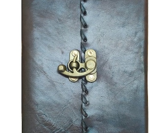 Handmade Leather Journal: Vintage Lock Writing Book, Sketchbook
