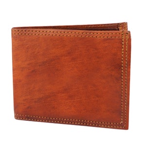 Herren Bifold Brieftasche, handgemachte Leder Brieftasche Münzen, minimalistische Leder Brieftasche, Distressed Leder Kartenhalter, Vintage Look