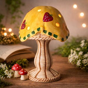 Veemoon 8-Piece Strawberry Lamp Finial Knob Set – Golden Zinc Alloy Decorative Finials For Table And Floor Lamps – Versatile Lamp Shade Holder Replacement, 1.38 X 0.98 X 0.98 Inch