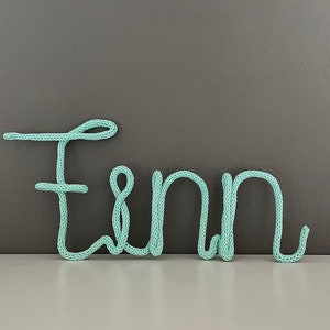 Personalized lettering wool children&#39;s room decoration name plate wall decoration living room door sign baby gift birth baptism wedding birthday