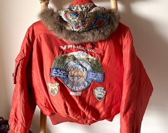 Veste de ski VPhenix vintage brodée