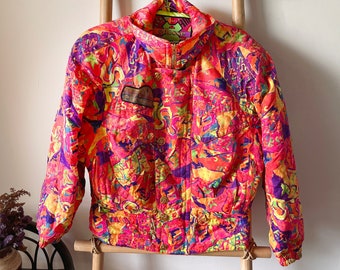 Vintage Colorful Ellesse Italy 90s Ski Jacket