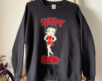 90s Sweater Vintage Betty Boop Sweatshirt Crewneck Pullover Sweatshirt