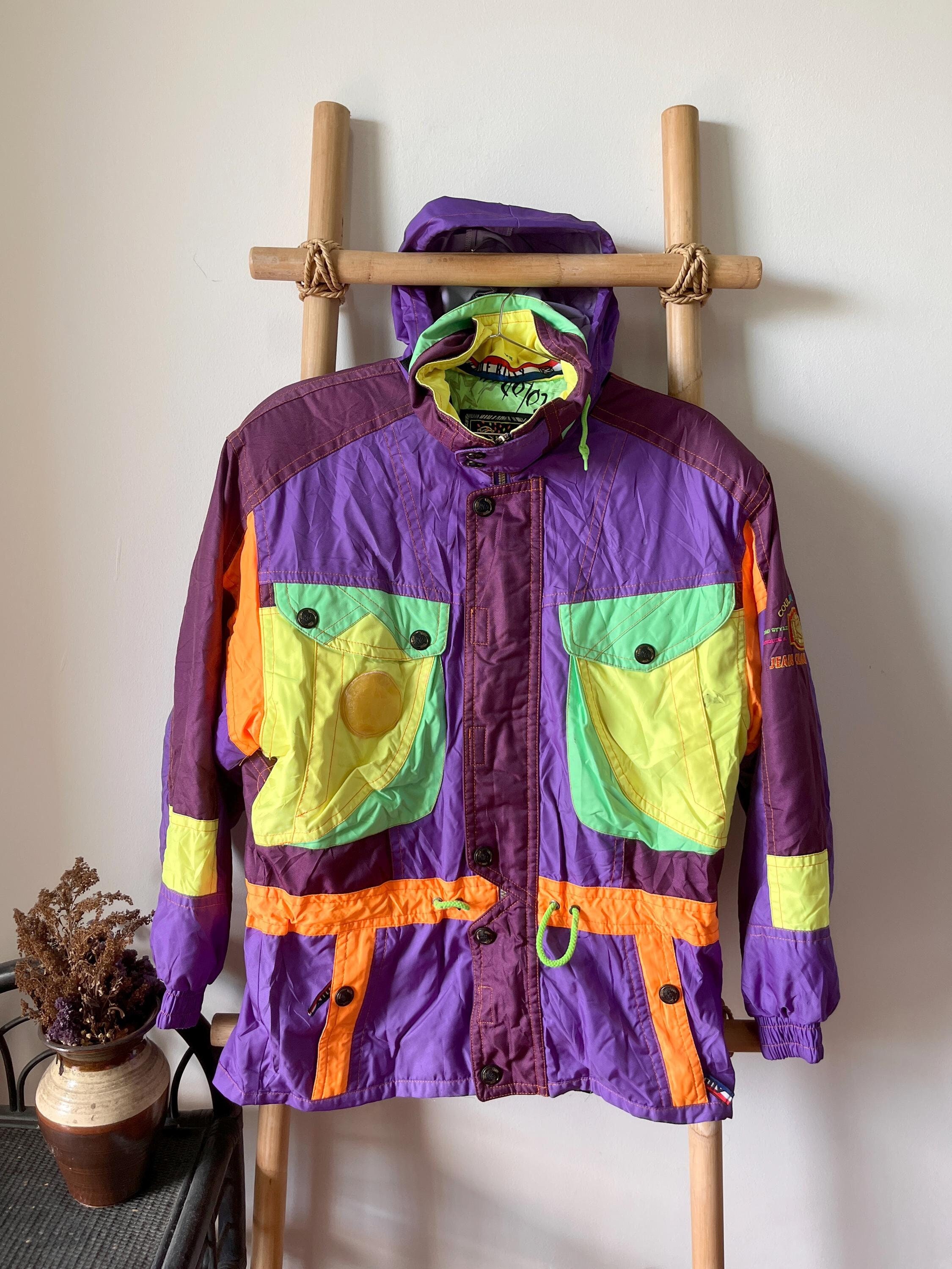 キッズ古着 vintage crazy ski jacket Ski Jacket Retro - Etsy Canada