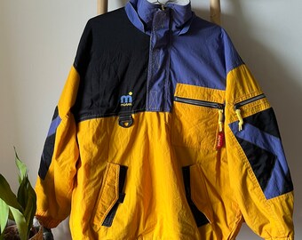 Vintage 90s Mistral Ski Wear Winter Jacket MEDIUM Mistral Hoodie