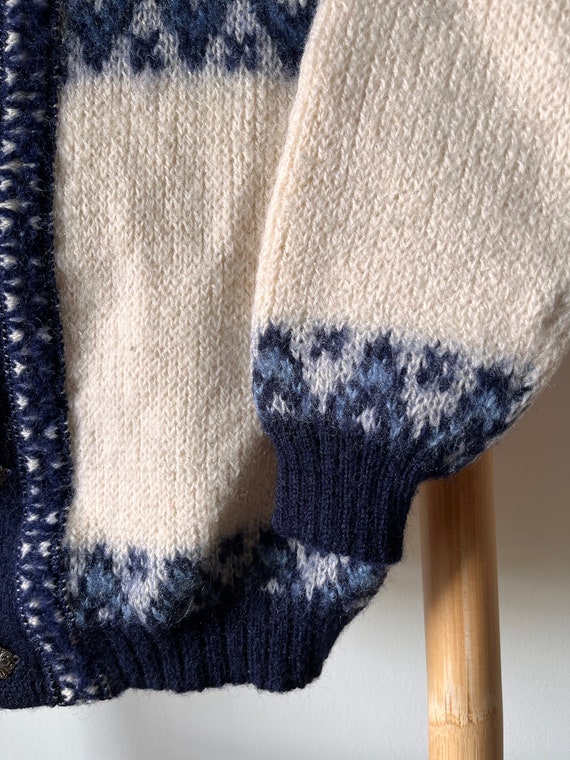 Vintage Nordstrikk Wool Cardigan Nordic Sweater M… - image 5