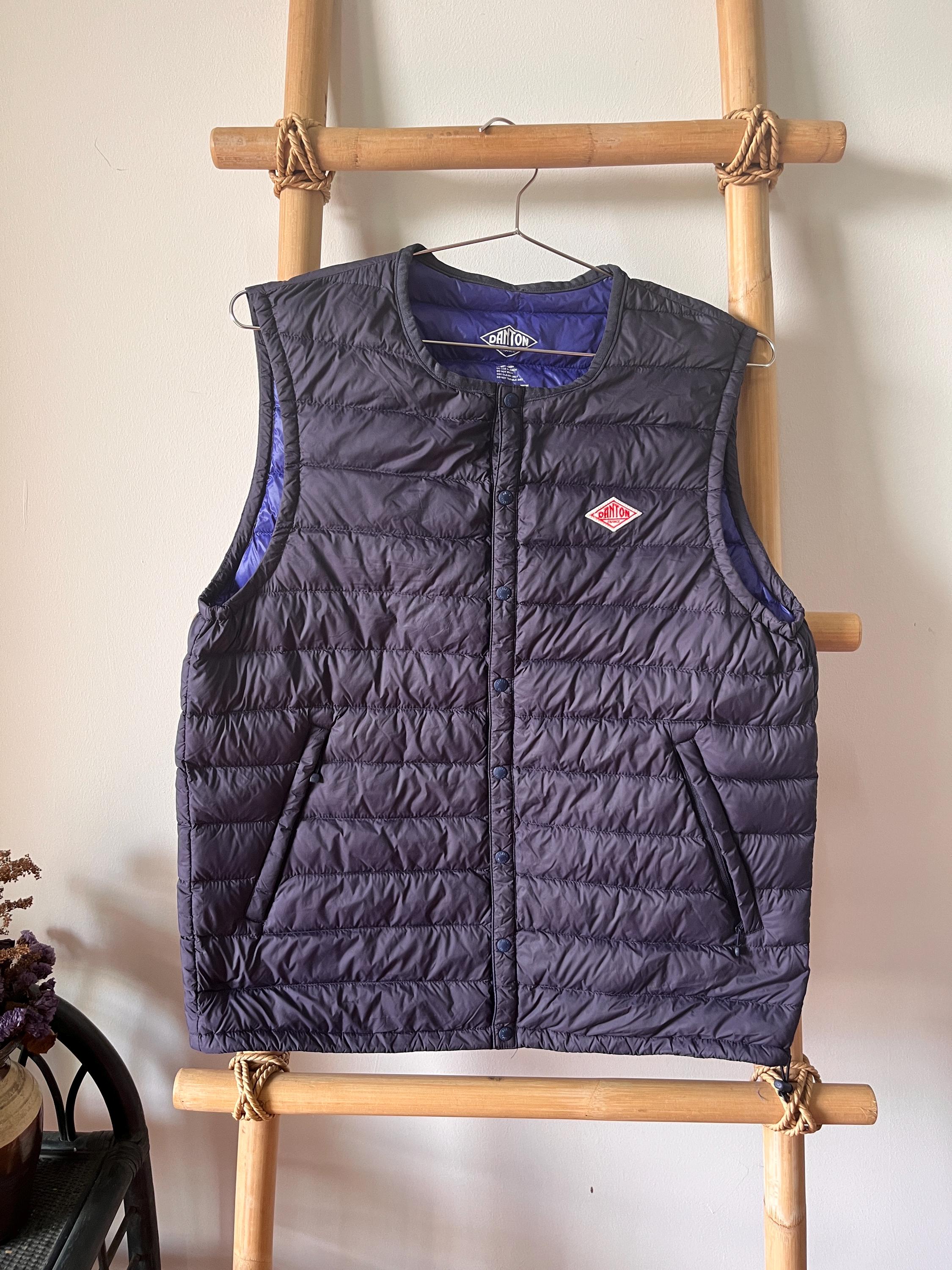 DANTON INNER DOWN VEST M ネイビー DANTON INNER DOWN VEST M ネイビー