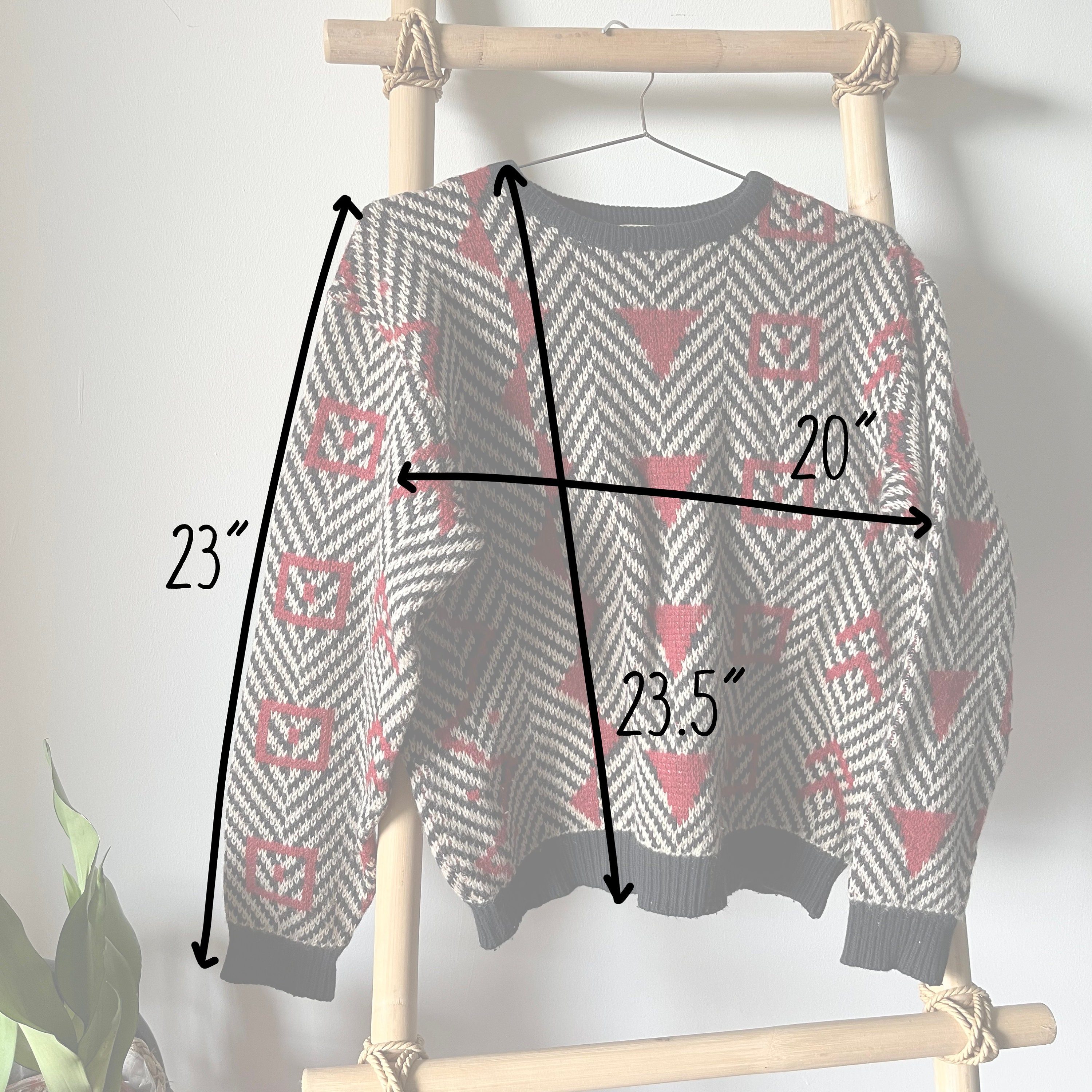 Vintage FICCE Uomo Japanese Designer Knitted Crewneck Sweatshirt 