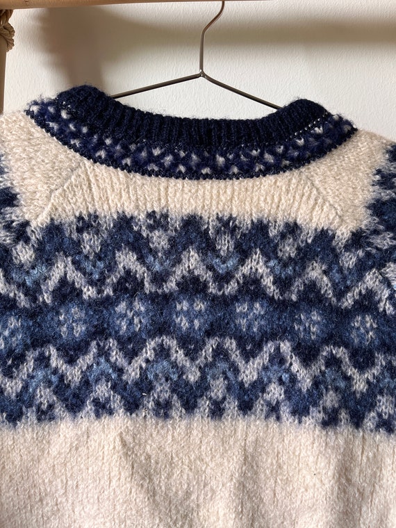 Vintage Nordstrikk Wool Cardigan Nordic Sweater M… - image 7