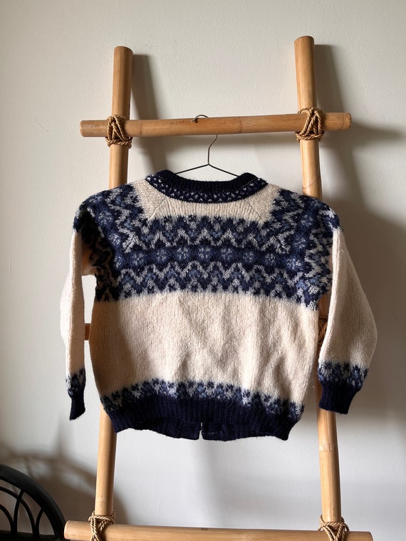 Vintage Nordstrikk Wool Cardigan Nordic Sweater M… - image 6