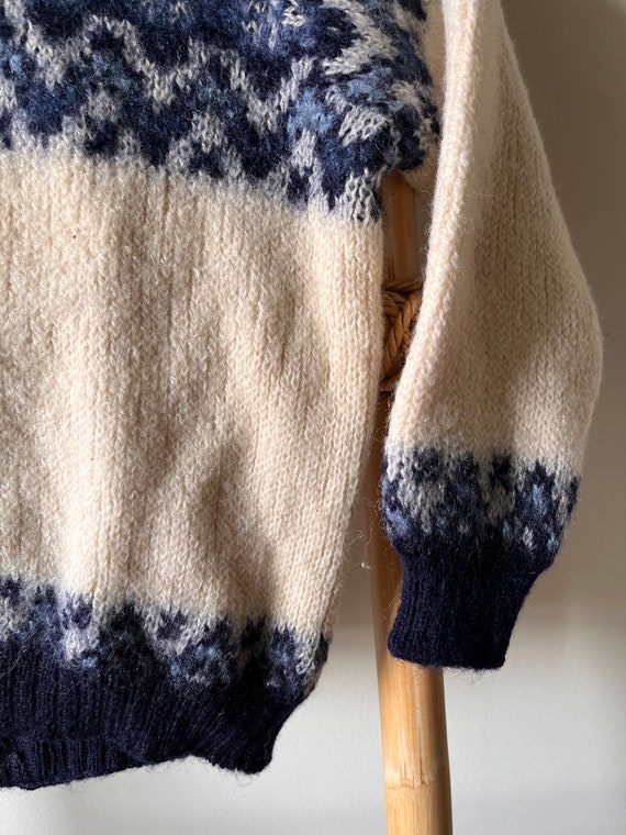 Vintage Nordstrikk Wool Cardigan Nordic Sweater M… - image 8