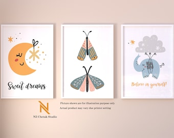 Wall Art Nursery | Wall Art For Nursery |  Nursery Wall Art  | Nursery Wall-Art |  Wall Art For a Nursery