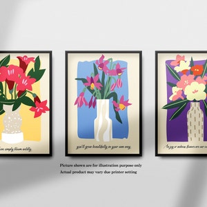 Wall Art Flower POSTER | Abstract Wall Art | Colorful Wall Art |  Wall Décor | Download | Printable Wall Art