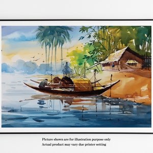 Wall Art Landscape Painting | Abstract Wall Art | Colorful Wall Art |  Wall Décor | Download | Printable Wall Art