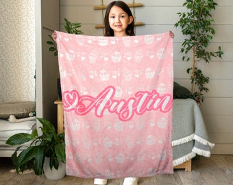 Personalized Kids Name Blanket|custom baby name blanket|Soft Blanket with Name|Name Blanket for Boy/Girl | Newborn Name Blanket