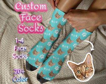 Custom Pet Socks  | Customized Socks With Any Photos |  Custom Dog Socks| Custom Cat Socks|Custom Pet Photo Socks|Socks For Dog/cat