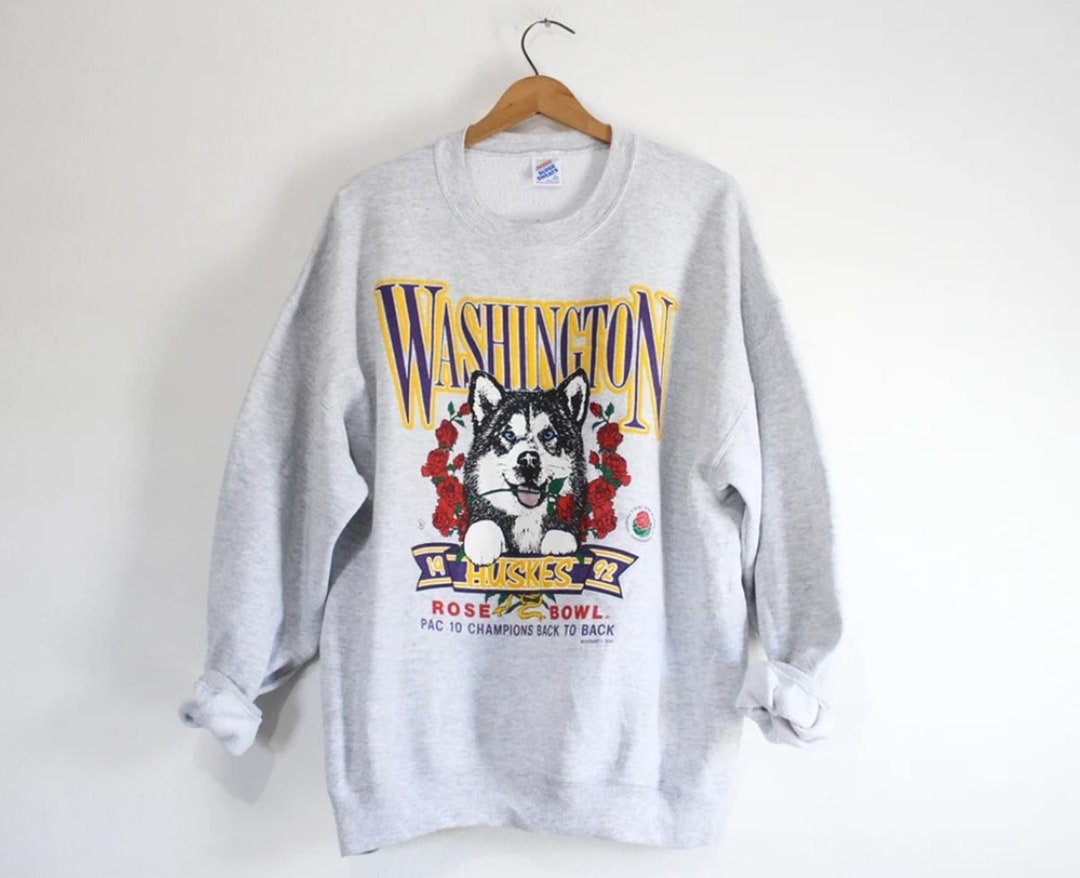 Vintage 90s Washington Huskies Crewneck Sweatshirt, UW Sweater ...