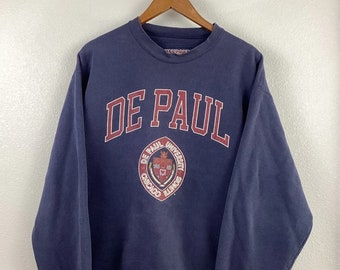 Vintage DePaul University Chicago Illinois Sweatshirt, DePaul University Shirt/Hoodie, DePaul Chicago Shirt, DePaul Shirt Christmast Gifts